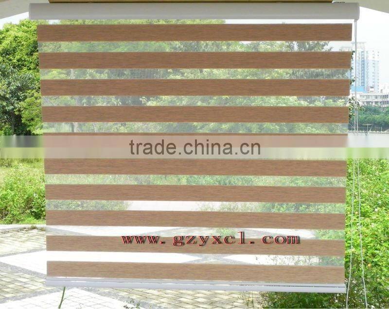 Beautiful Double Layer Rainbow Zebra Blinds