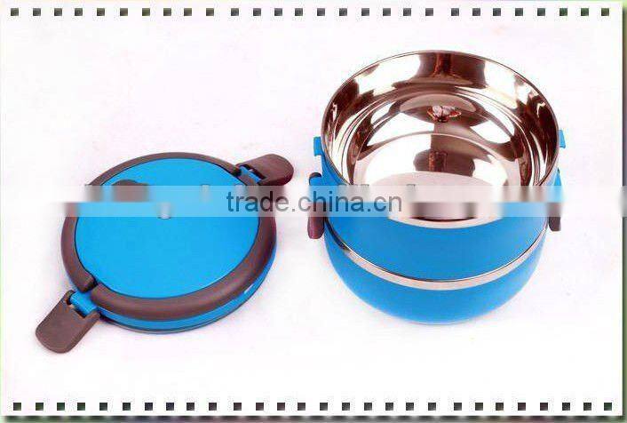 2012 Brand New Stainless Steel Food Container,1.4/2.1/2.8L