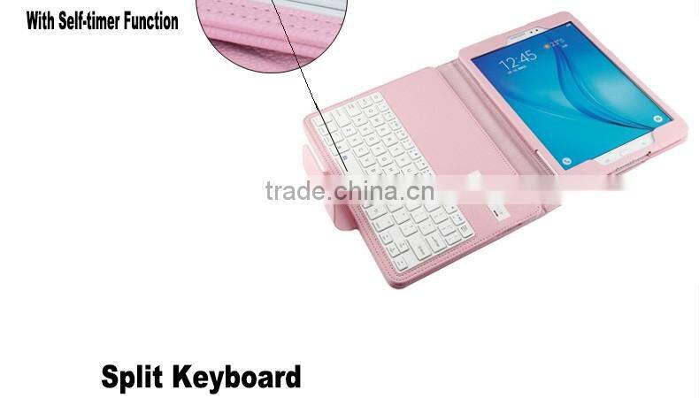 Litchi pattern all-in-one bluetooth keyboard for Samsung 10.1inch T550/T551-SA1055