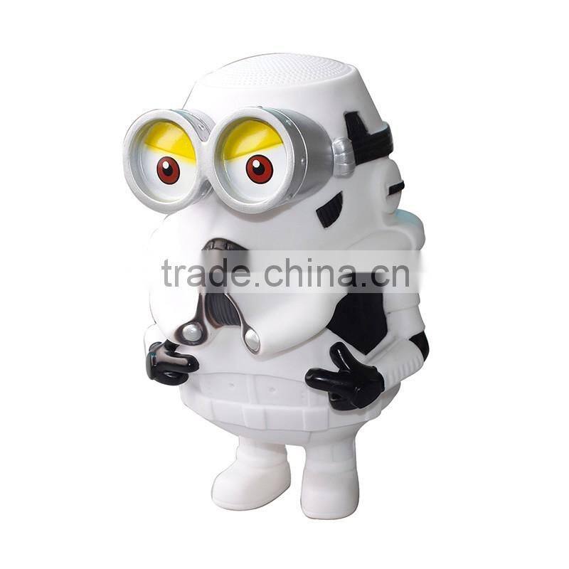 2016 wholesale bluetooth portable minion mini speaker gift