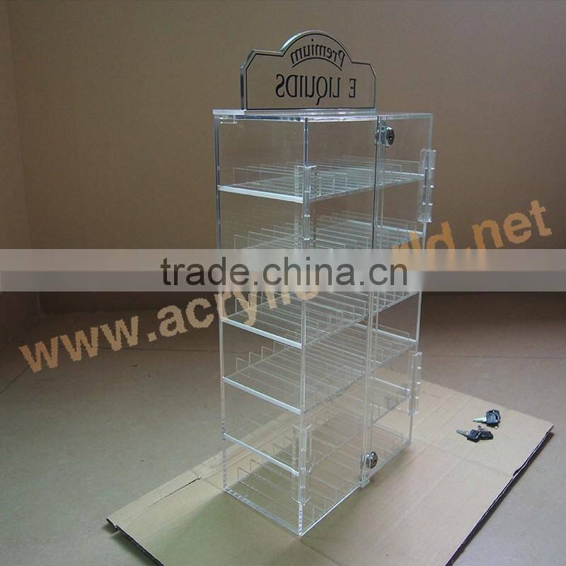 2-Level custom acrylic e-tobacco display
