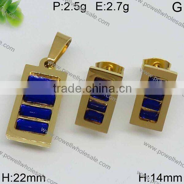 New arrival popular jewelry wholesale china gold plated jewelry set