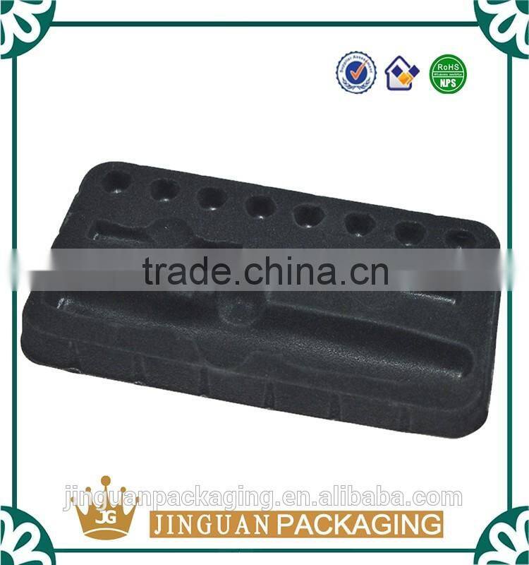 custom black PET Disposable plastic blister electronics packaging