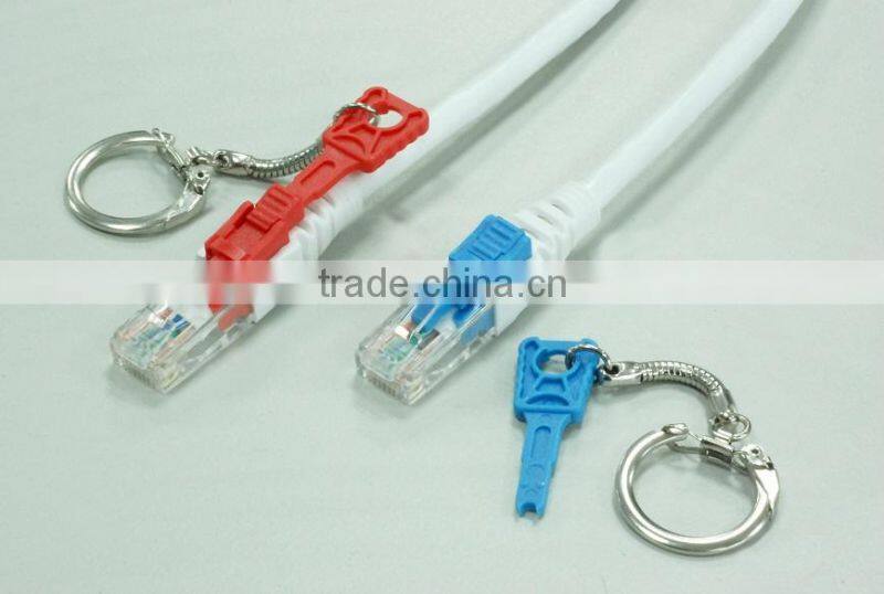 Cat6 F/UTP Stranded Secured Lock RJ45 Patch Cord with Removal Tool