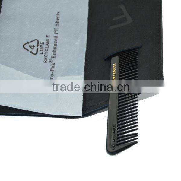 folding stud genuine leather wallet with engraved badge