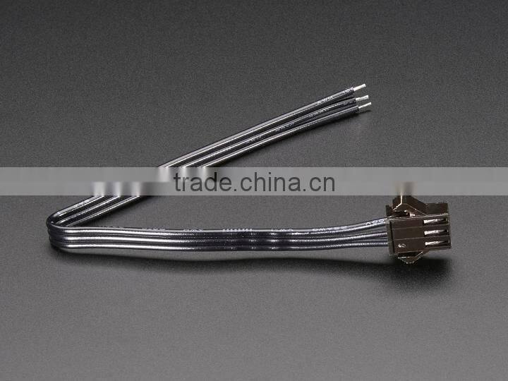 3 Pin JST SM 2.5mm Connector Plug Or Socket Jumper Wire Cable Assembly Black 20cm