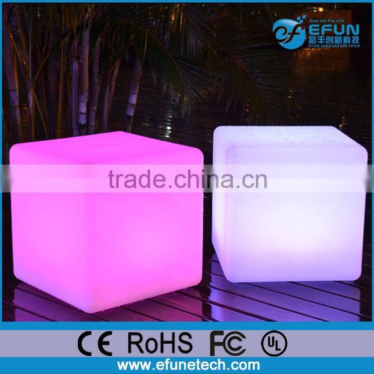 wireless remote control rgb color light up bar furniture illuminated mood cube