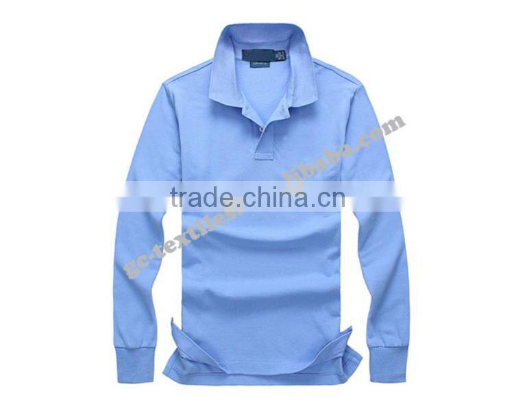 Low Price Comfortable Long Sleeve Polo Shirt High Quality pk Polo T-shirt