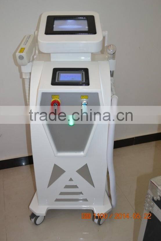 Multifunction e light ipl rf nd yag laser 4 in 1