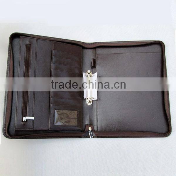 Executive PU Leather Portfolio Folder with Pad for iPads