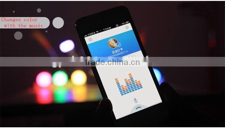 Yeelight Blue II 6W E27 Bluetooth 4.0 LED Bulb, RGB+white light remote controlled by iPhone and android phone, smart home lamp