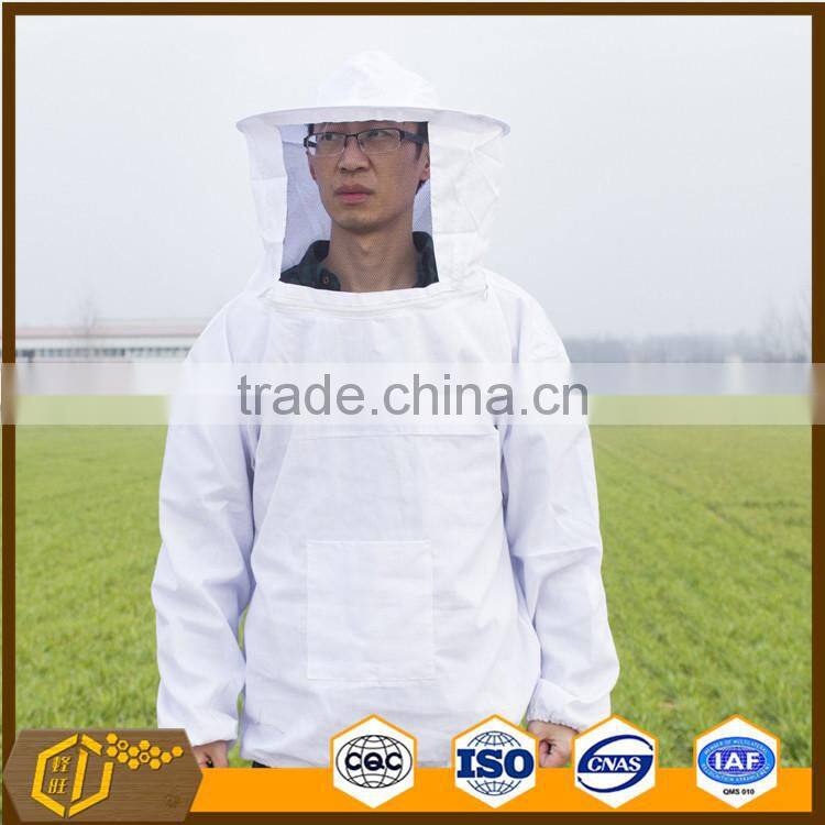 half beekeeper's bee suit