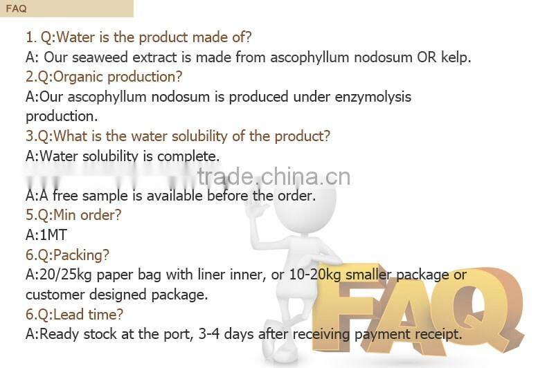 Environment friendly cost effective organic soil soluble seaweed