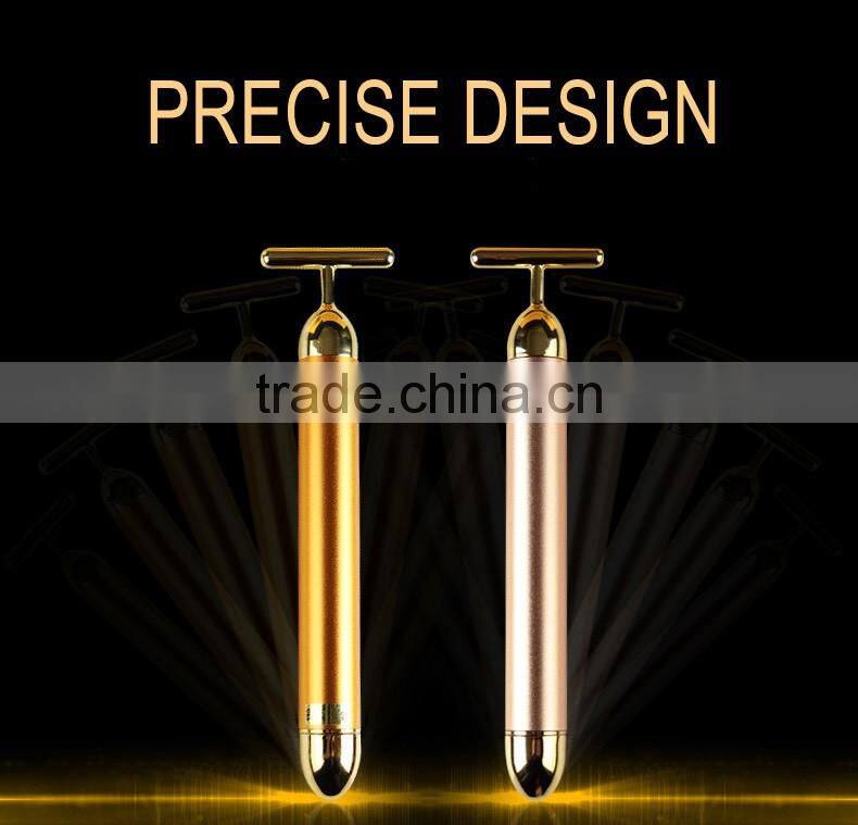 Salon Beauty Device Gold Vibration Beauty Bar/24k gold beauty bar