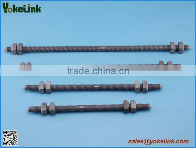 3/8''ANSI/IEEE Std C135.1 Carbon steel Hot Dip Galvanized machine bolt