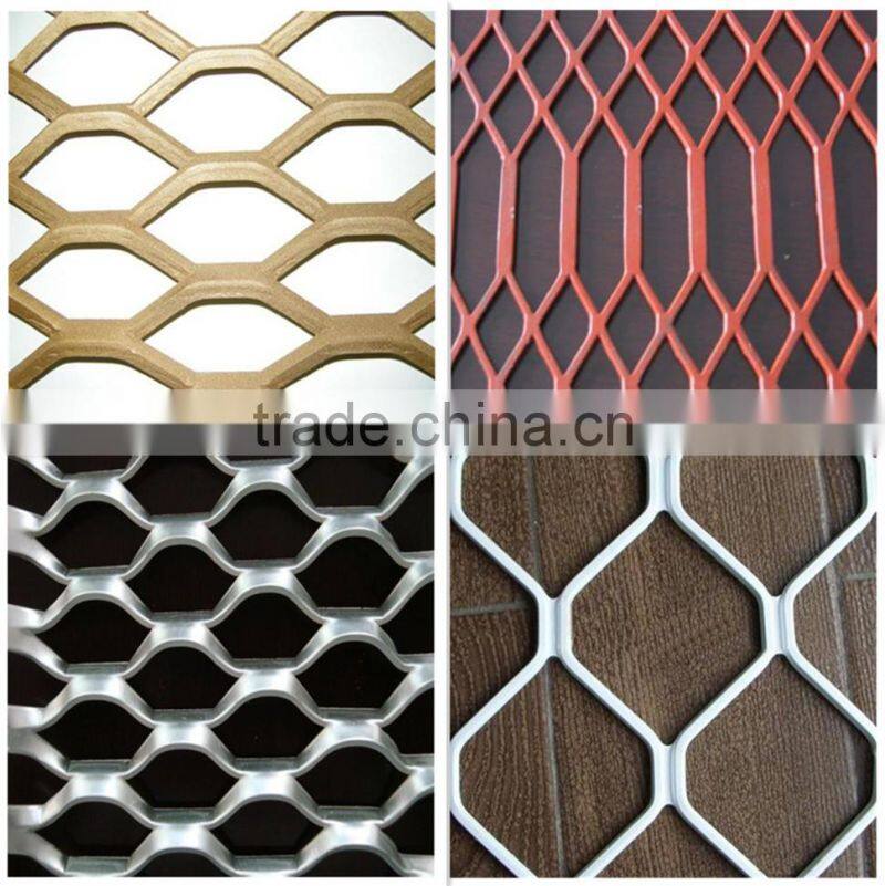High quality and factory price beautifully colored powder coated expanded metal mesh