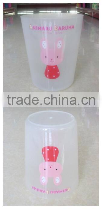 transparent plastic storage litter bin