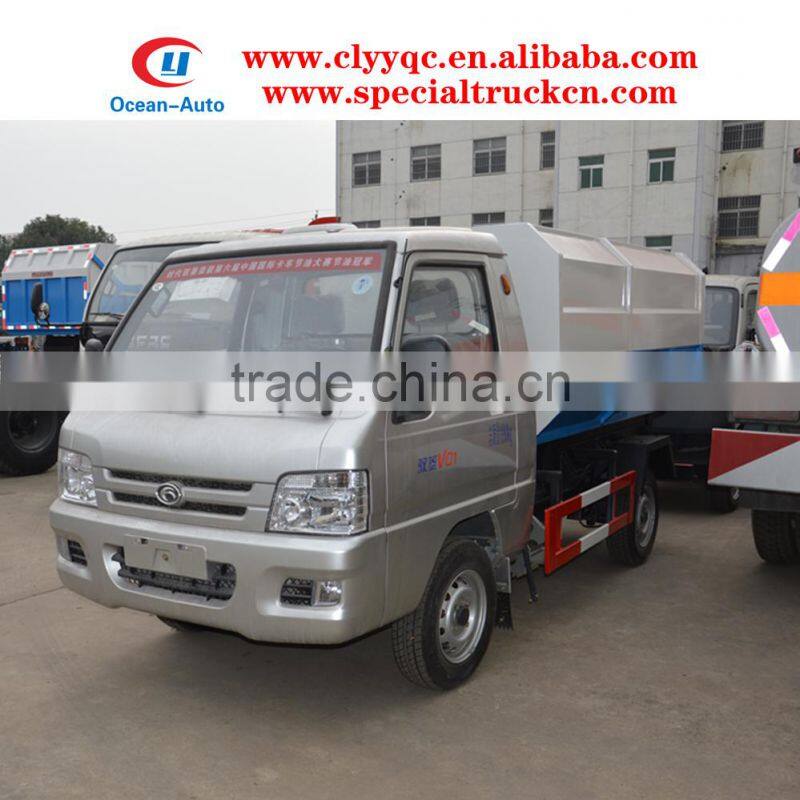 Foton mini bin lifter garbage truck