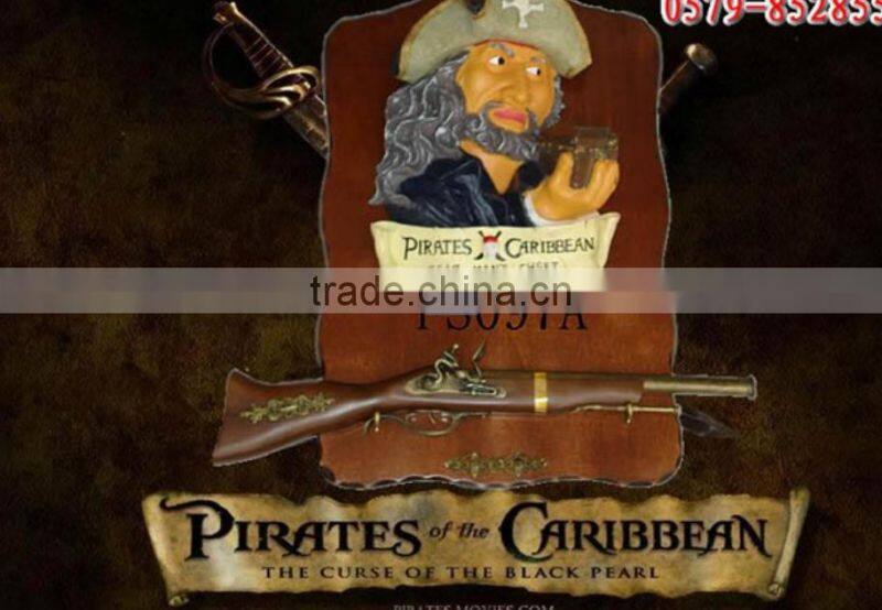 Custom pirate design skull head crafts