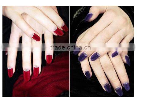 New fashional nail decoration Velvet Villi Color powder
