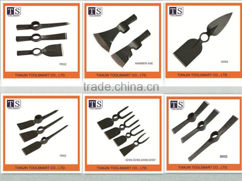 mattock digging pick head P406 with oval eye