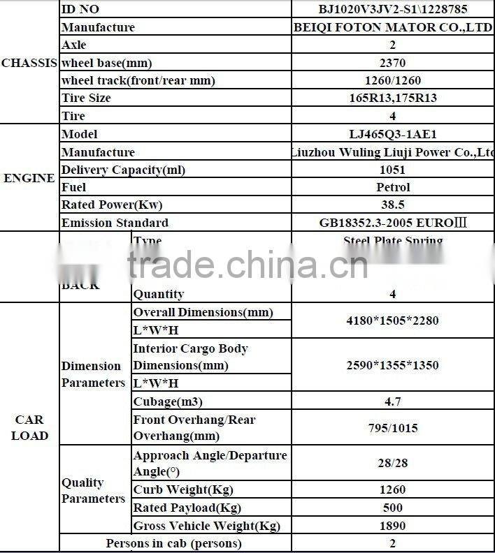 Refrigerator Box Van Truck/Freezer Truck Bodies