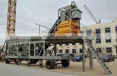 Mobile concrete batching plant