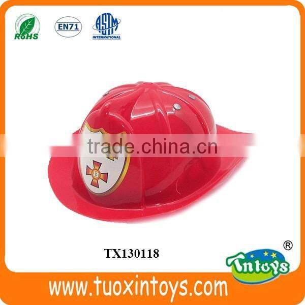 Red plastic toy fire helmets, toy fireman helmet hat