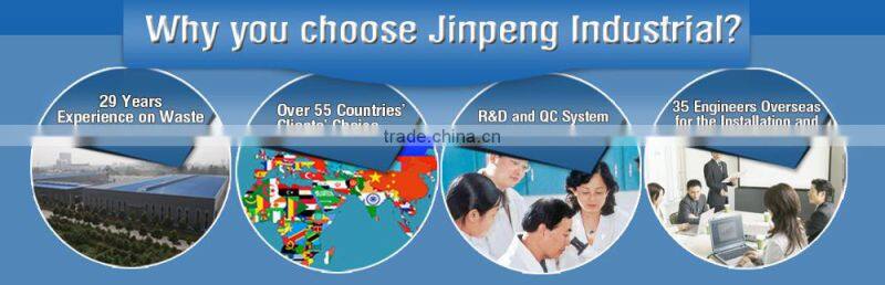 Jinpeng Brand Large Capacity Waste Oil Recycling Machinery