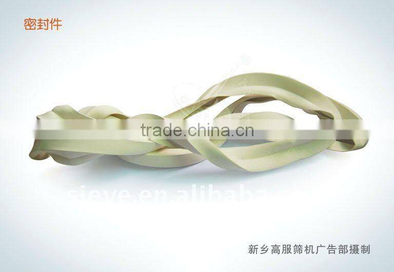 Vibrating screen-rubber gasket