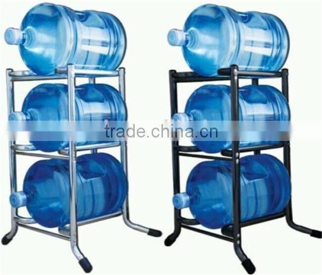 3-Layer Floor Standing Metal Water Bottle Storage Rack