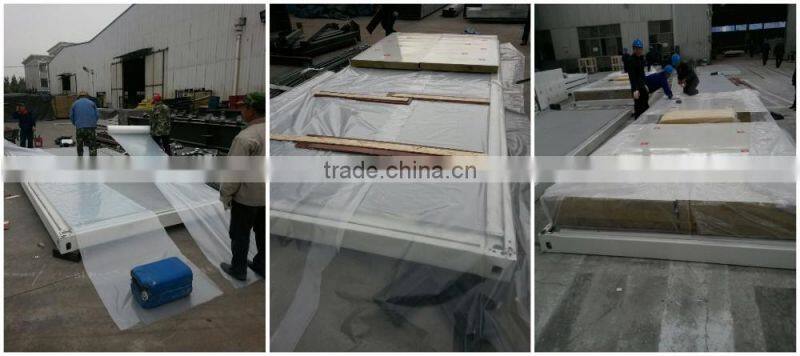 Easy movable flat pack storage container