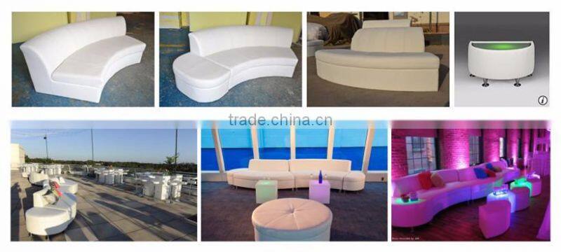 For event hall half moon curved sofa