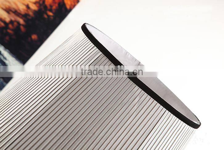 Vase shape black K9 crystal table lamp with lampshade