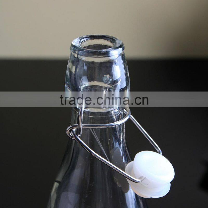 High quality glass oem water bottle with different pattern