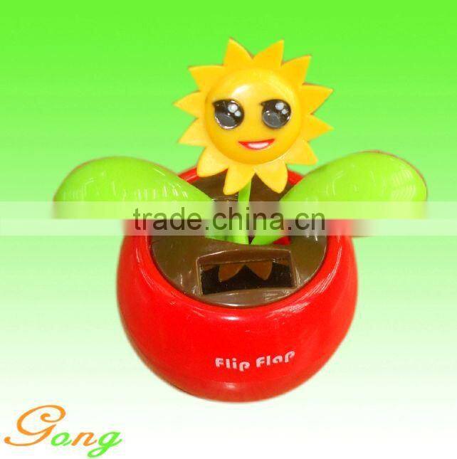 Hot Sale Mini Beautiful Quilling Flip Flop Solar Flower For Wholesale