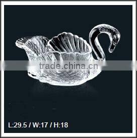 High quality glass punch bowl for candy&fruit&snacks