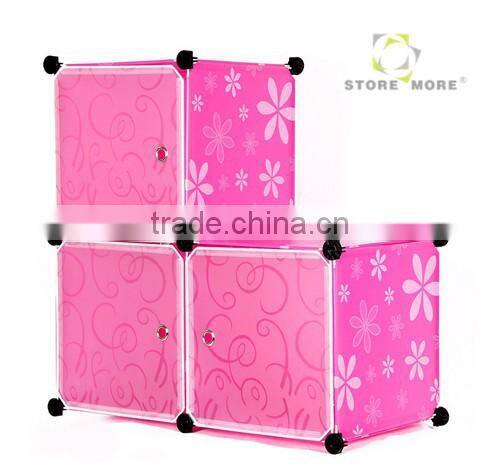 PP combination storage shelf ,DIY children's toy chest storage cabinets