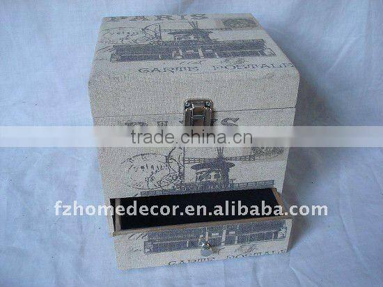 11A498 Linen Printing Storage Wooden Cases