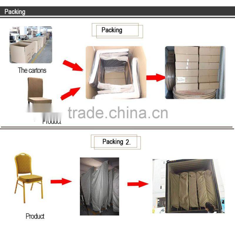 Hot sell item Stacking Metal Used Church Chair wite armrest