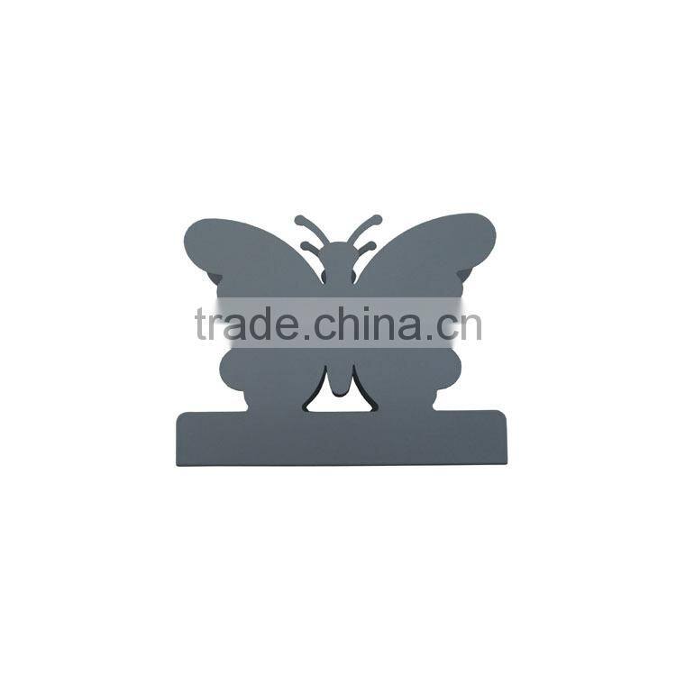 Metal car house office basic butterfly design tissue box holder