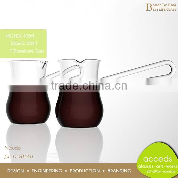 Borosilicate Fashioned Microwave Handmade Unbreakable Tea Pot Glass Made