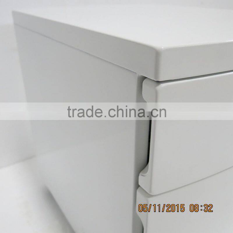 Hot Sale-Steel Cabochon Mobile Pedestal- Side Pull Handle