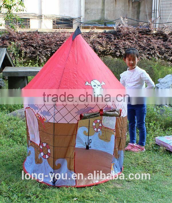 Hot selling Lovely Girl Play Tent Pink Princess Castle Tent