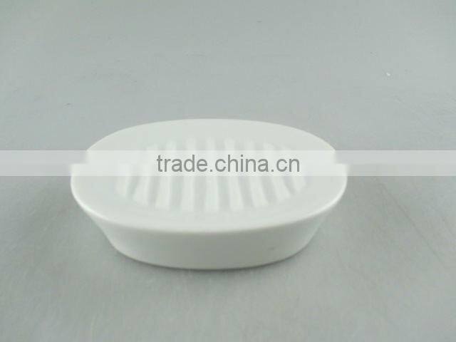 Oval ceramic toilet soap holder in stock