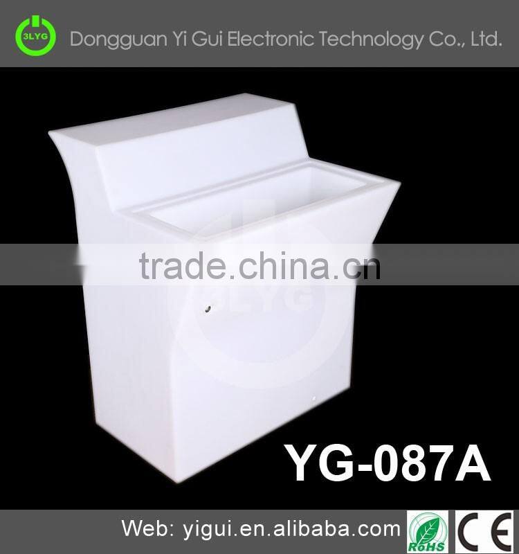 Chairs and tables bar party used High fashion luminous PE plastic LED furniture