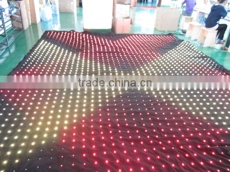 Led curtain for stage backdrop light Madrix compatible for video ,flash