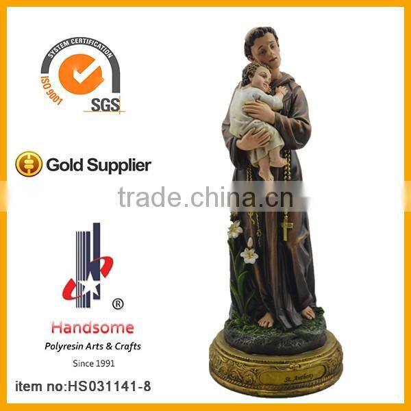 12 Inch St. Anthony Resin Sculpture Religious Statues