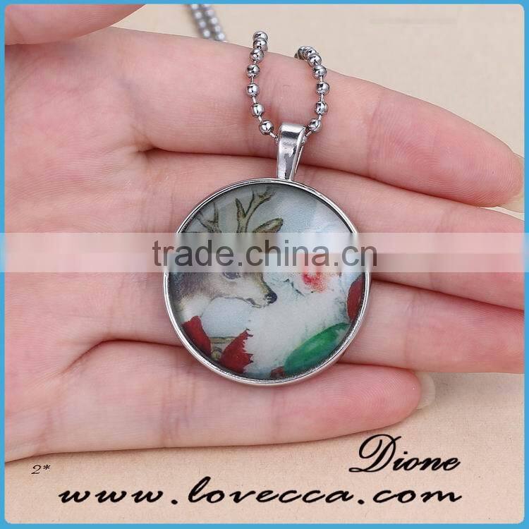 Santa pendant Jewelry Christmas Necklace Christmas Gifts New Year Pendant Christmas Jewelry