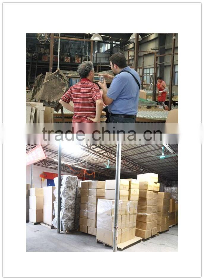 Colored glass bee catcher with handle